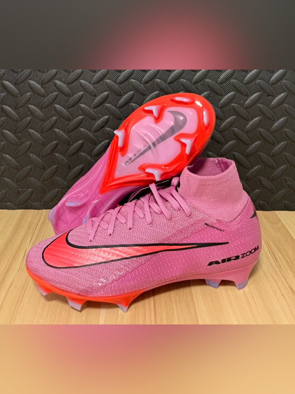 Nike Zoom Mercurial Superfly 10 Elite FG Soccer Cleats FQ1454-600 Mens Size 5.5